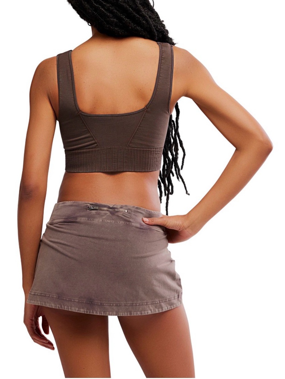 Free People Good Karma Square Neck Bra🤎 - Picture 2 of 3